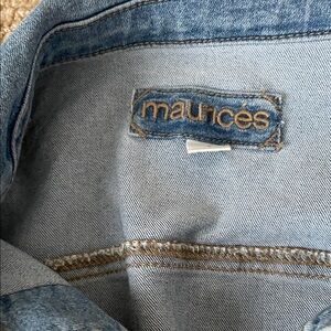 Maurices Classic Blue Denim Jacket
